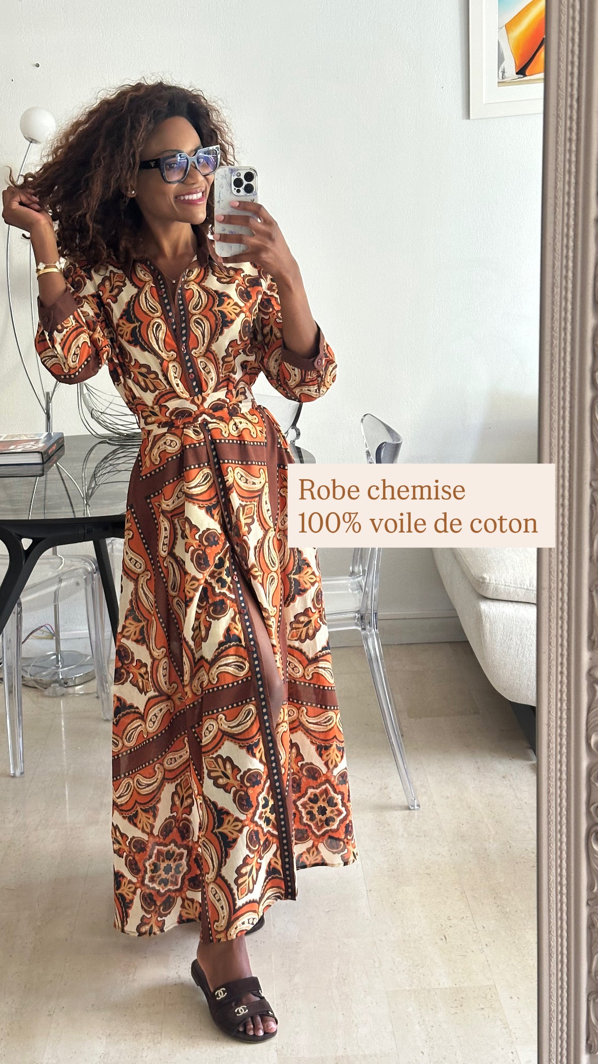 Soraya bohemian print maxi dress