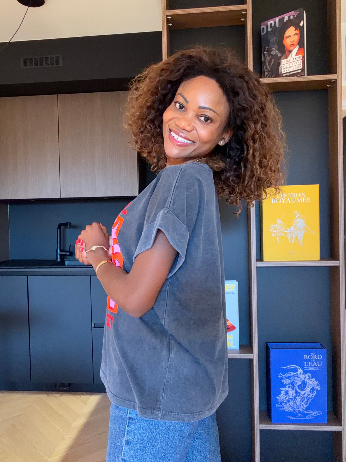 T-shirt Giada – Gris délavé
