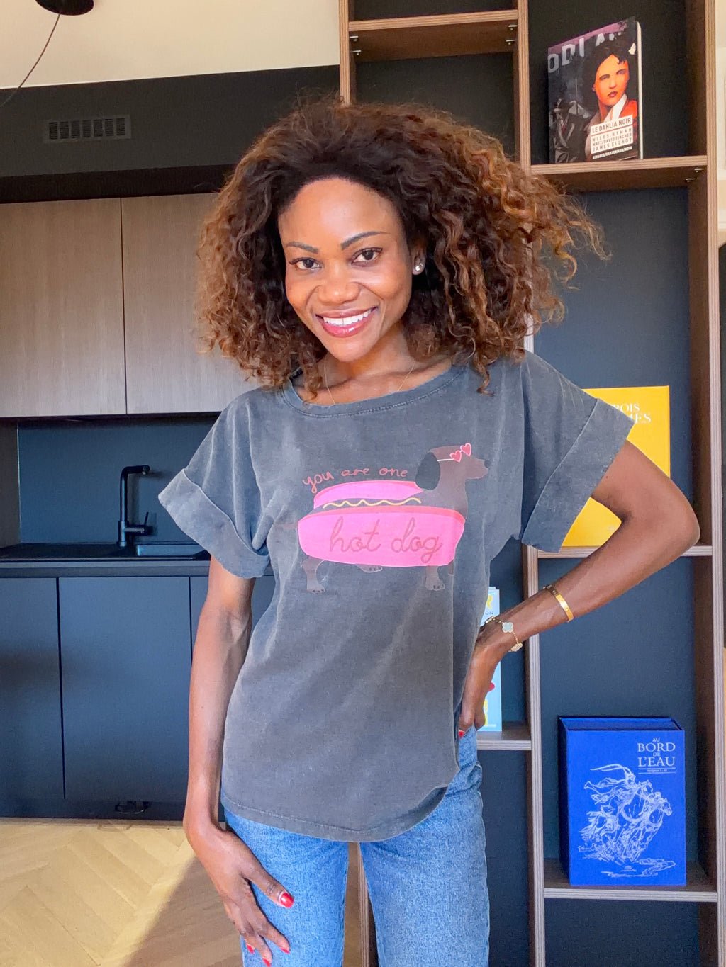 T-shirt Giada – Gris délavé