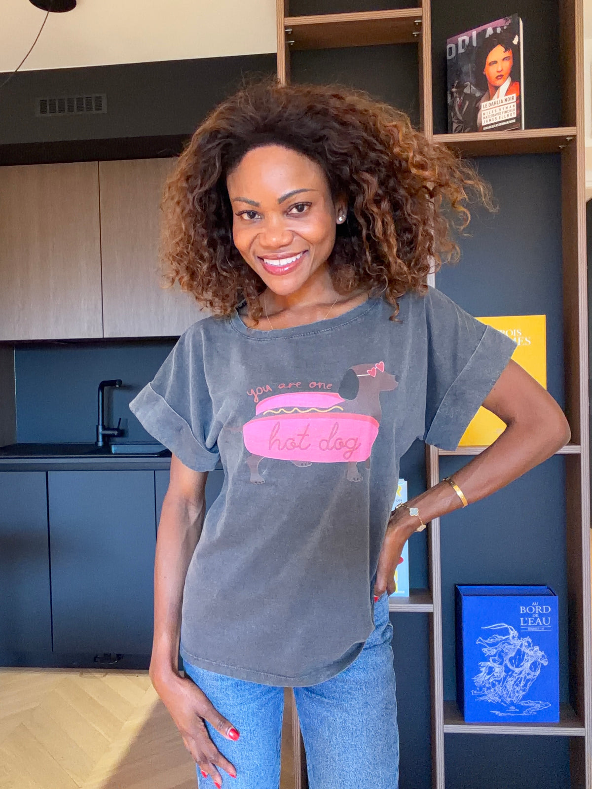 T-shirt Giada – Gris délavé