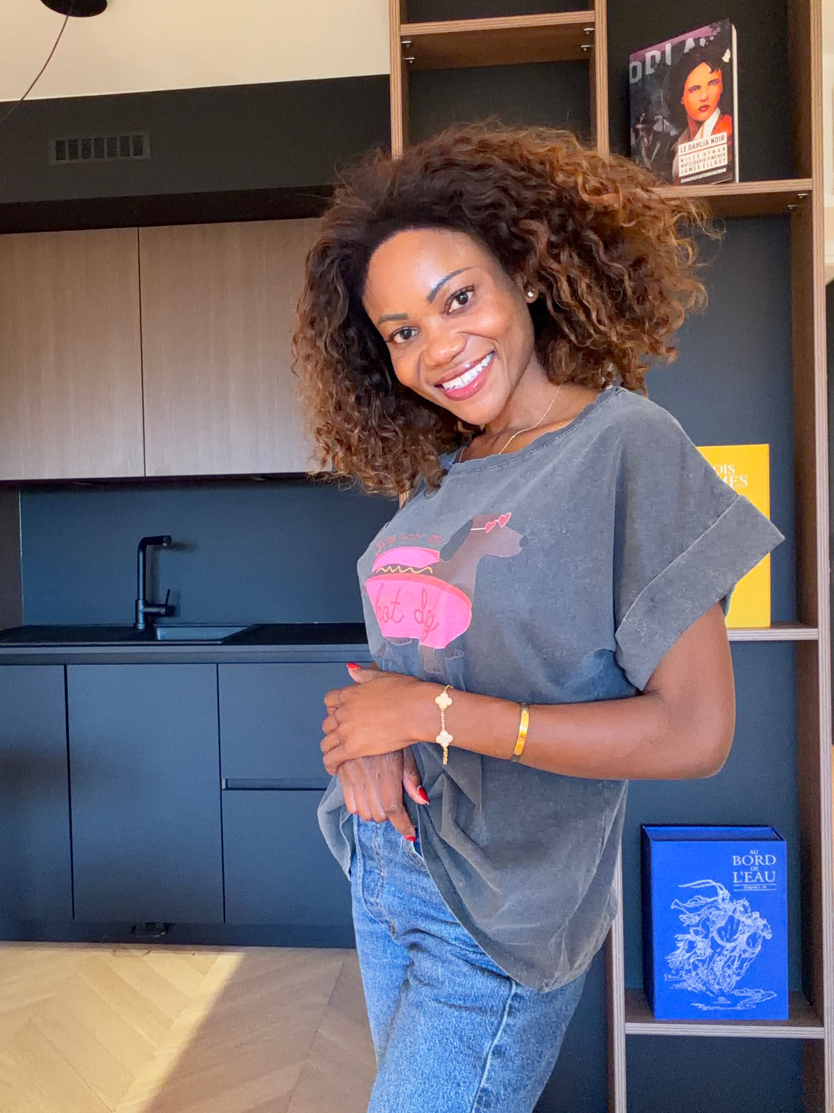 T-shirt Giada – Gris délavé
