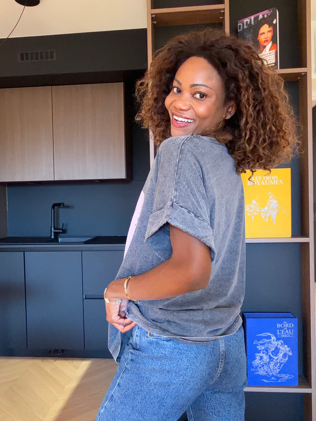 T-shirt Giada – Gris délavé