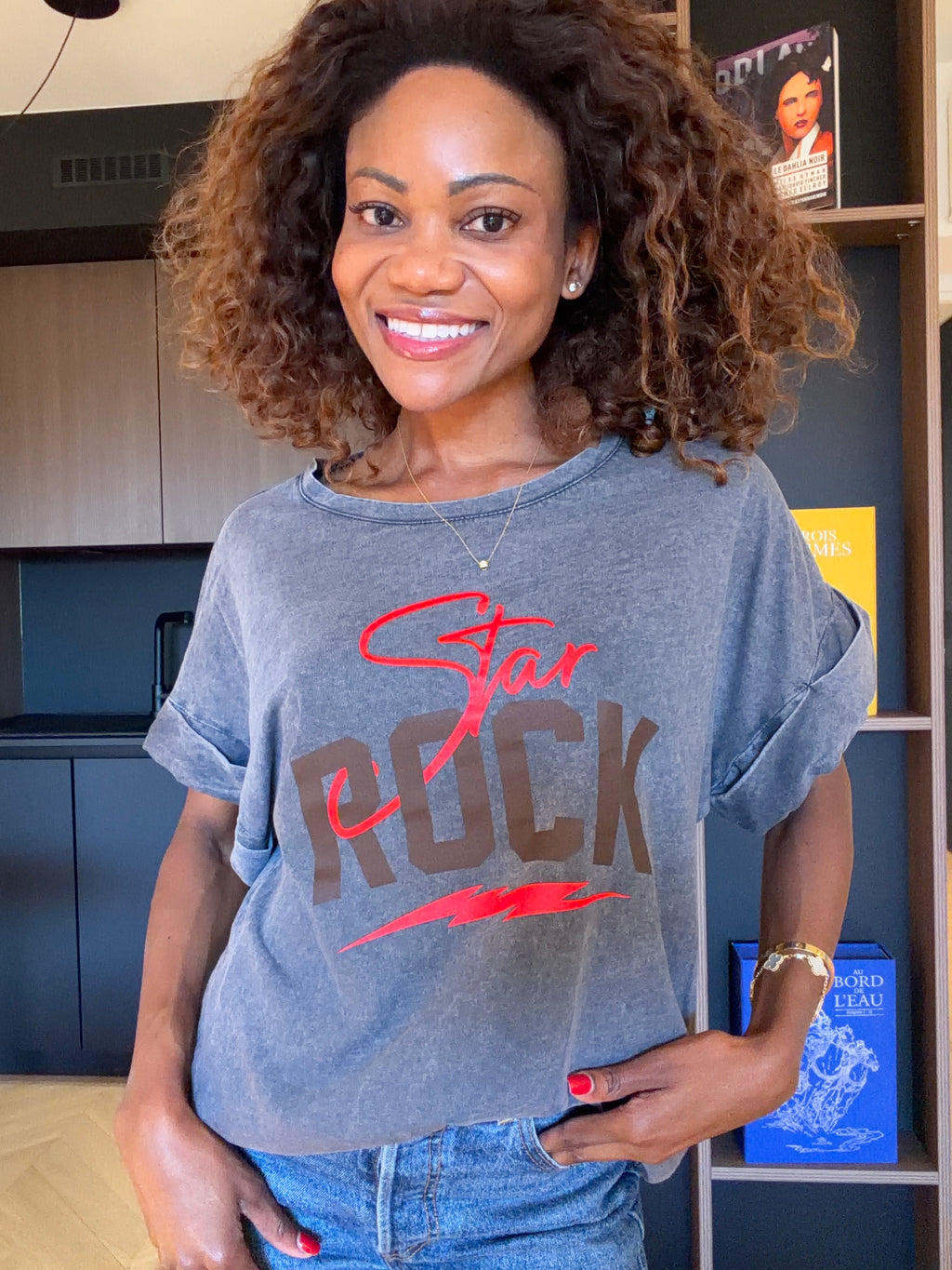 T-shirt Giada – Gris délavé