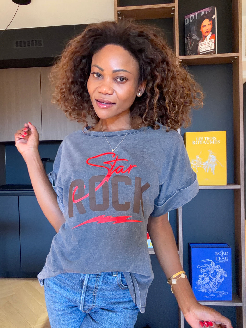 T-shirt Giada – Gris délavé