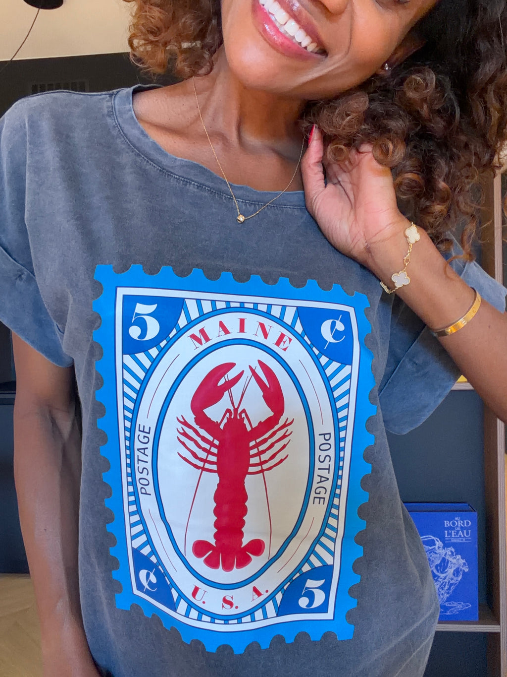 T-shirt Giada – Gris délavé