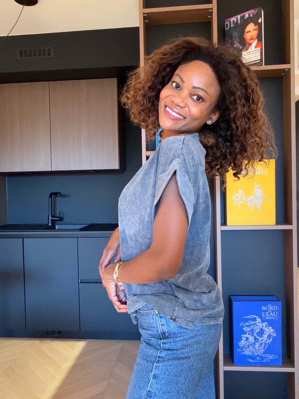 T-shirt Giada – Gris délavé