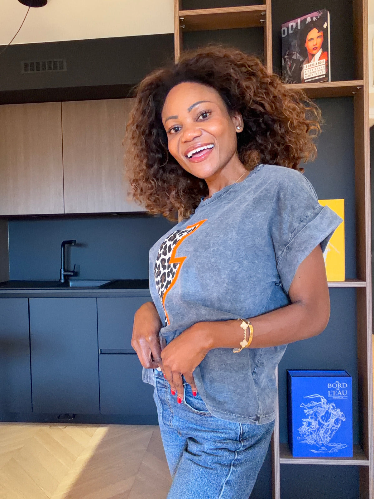 T-shirt Giada – Gris délavé