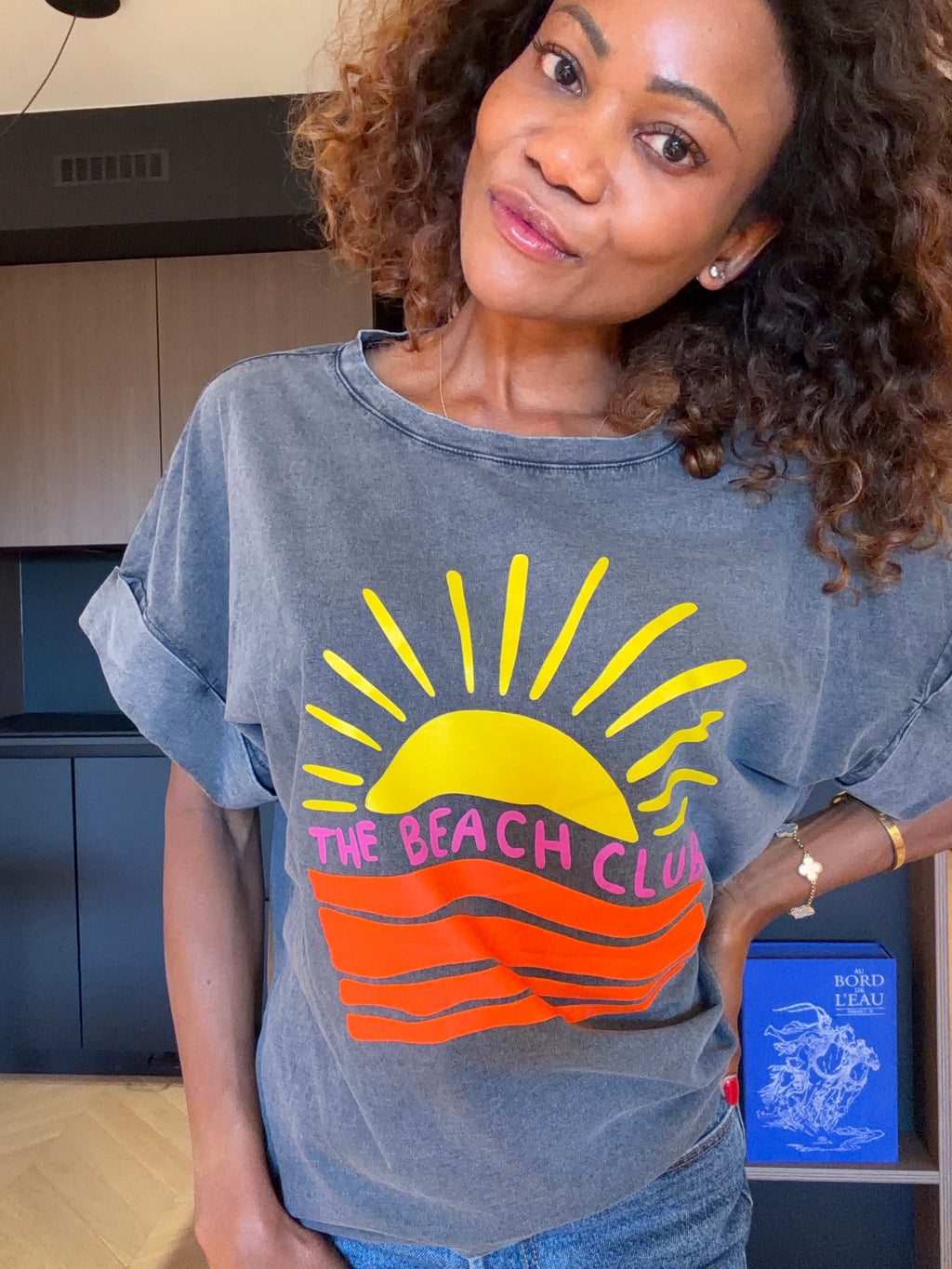 T-shirt Giada – Gris délavé