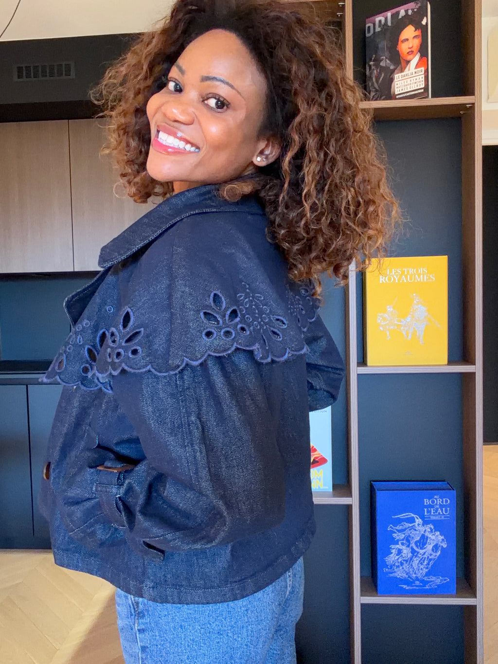 Veste Emma – Bleu brut