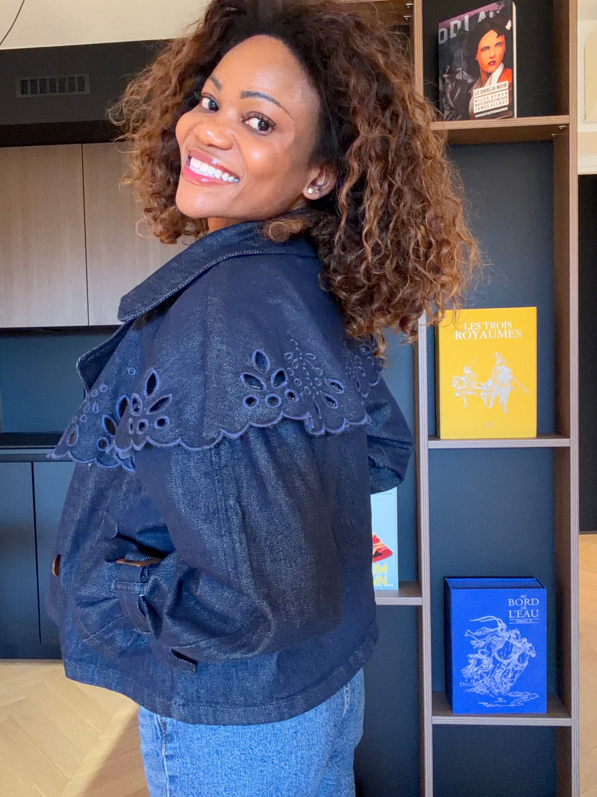 Veste Emma – Bleu brut
