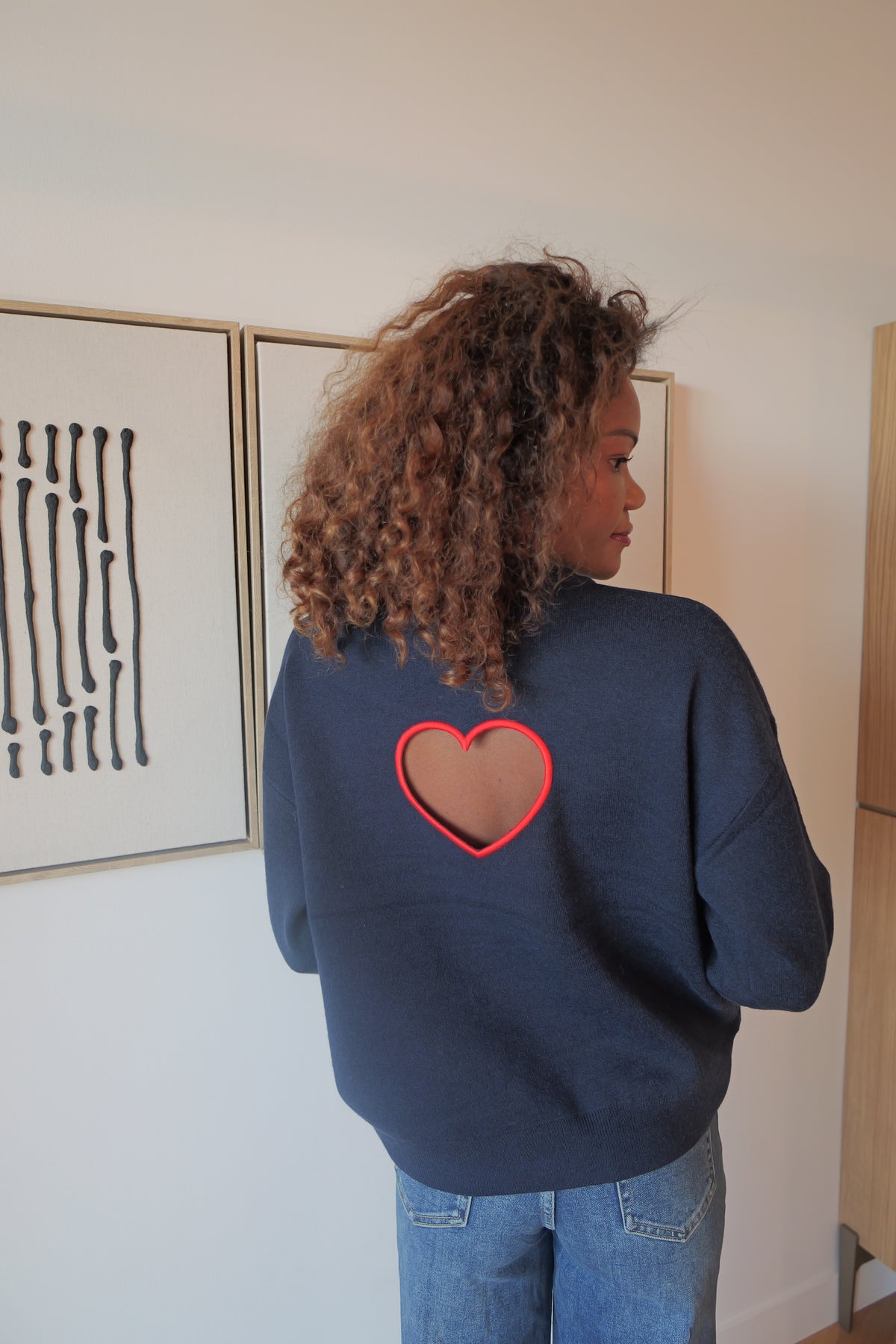 Pull Amour Bleu