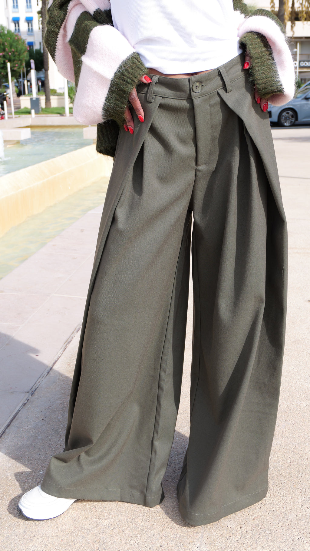 Pantalon CARLOTTA – Kaki