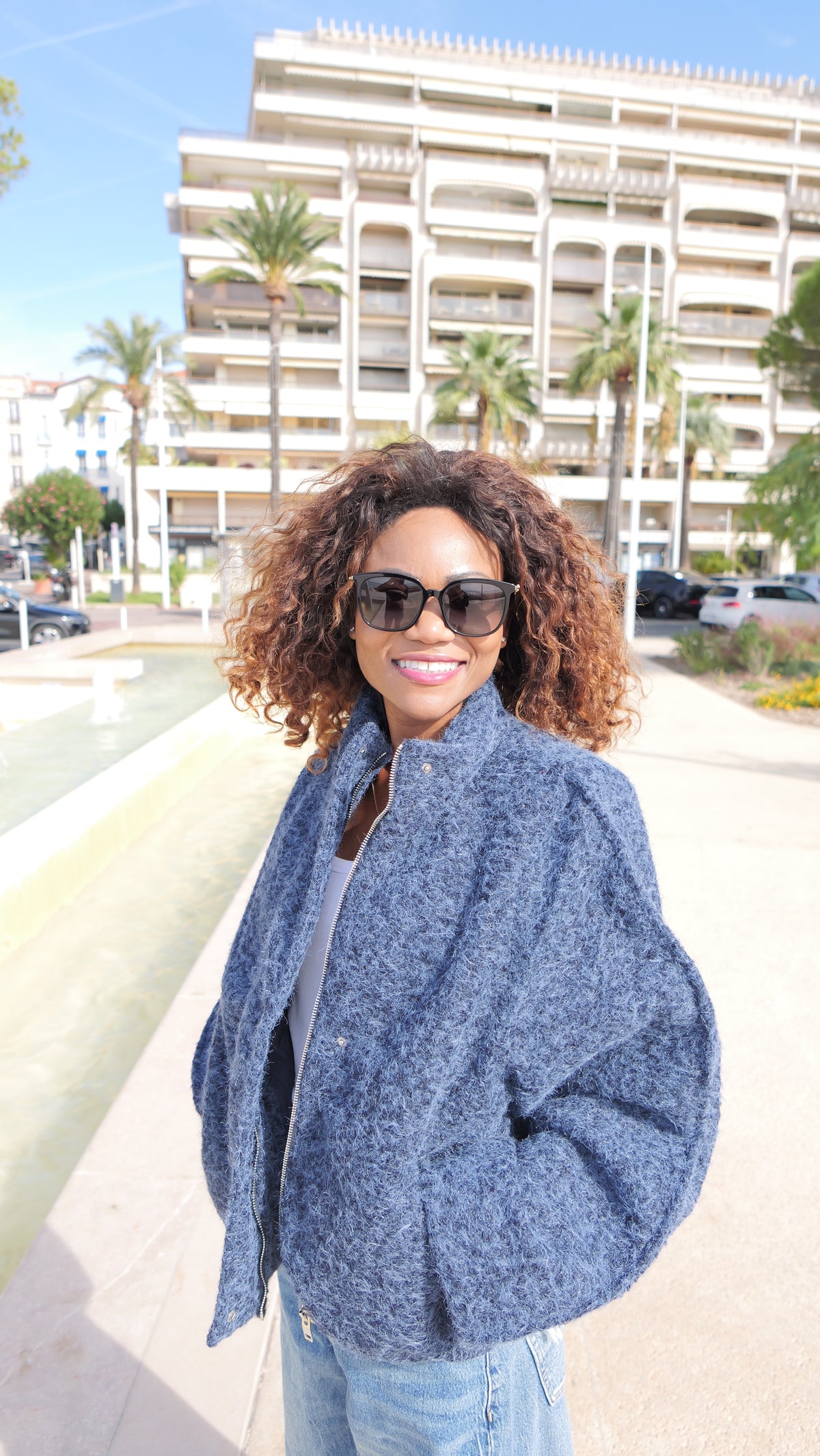 LUCIA Jacket – Heather blue 💙
