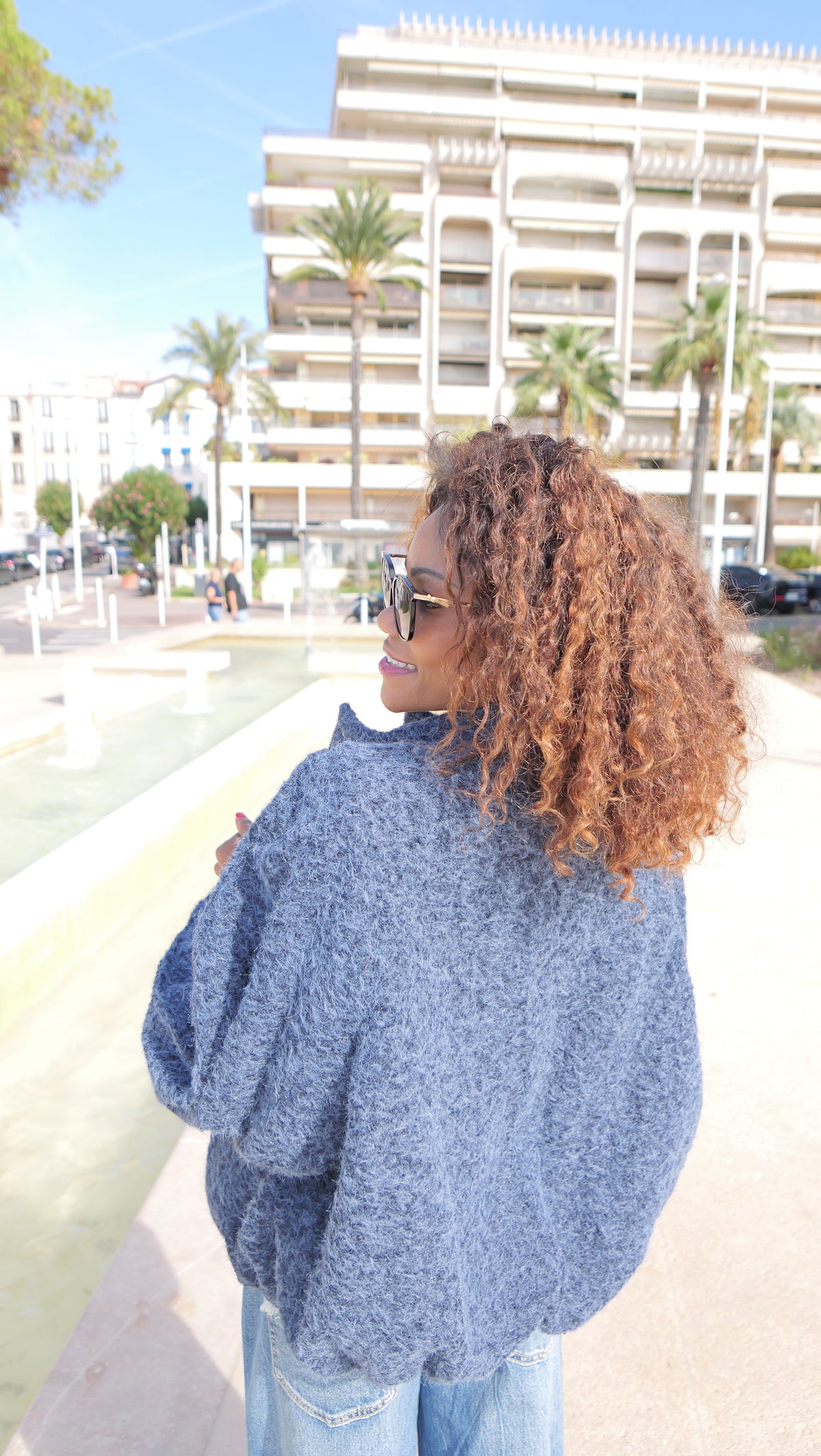 LUCIA Jacket – Heather blue 💙
