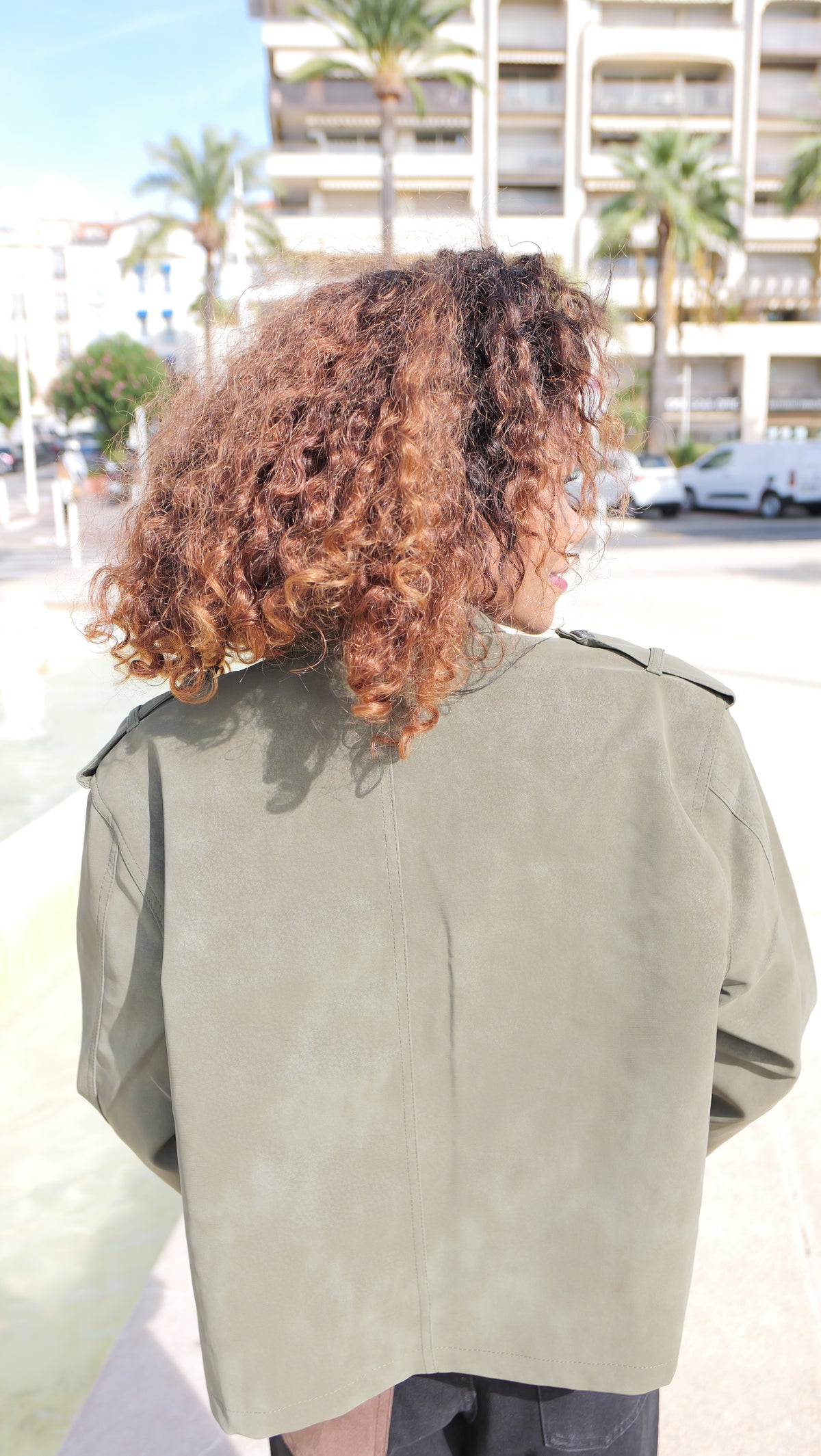 VITTORIA officer jacket – Khaki