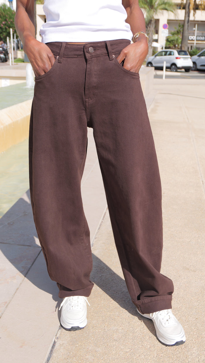 Chocolate Balloon Pants – Casual Chic 🤎