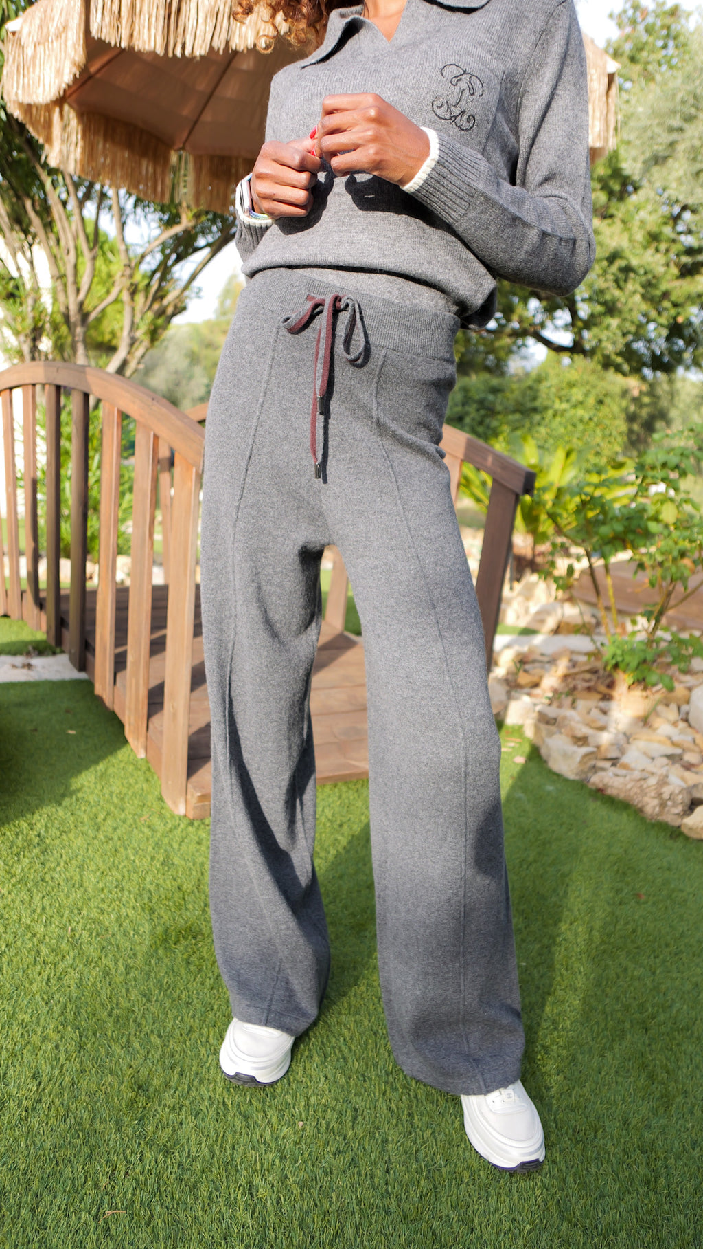 Giulia Grey Trousers – Interdée | Premium Collection