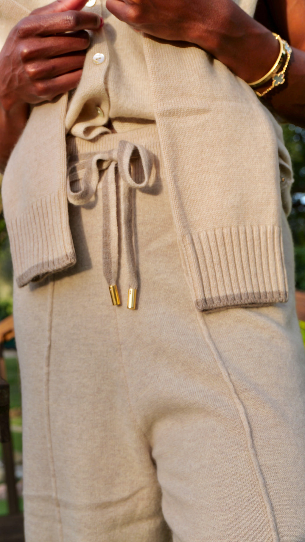 Giulia Beige Trousers – Interdée | Premium Collection