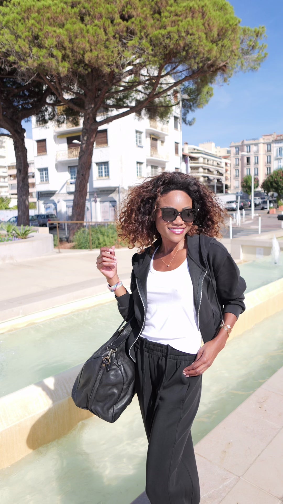 Flowy black trousers